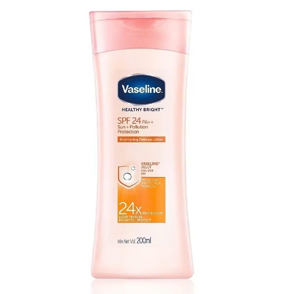 VASELINE_Dưỡng Thể Healthy Bright Sun + Pollution Protection SPF24 PA++ 200ml