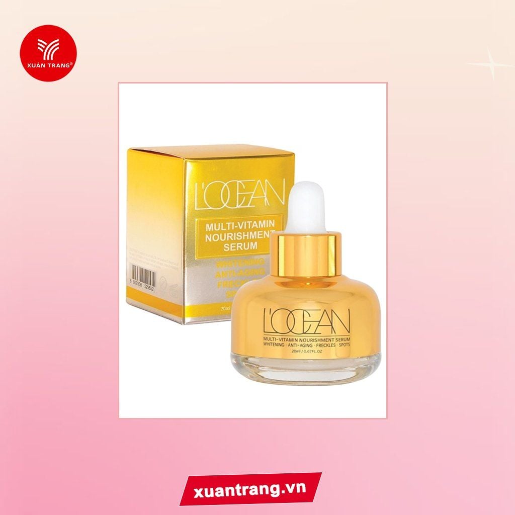 L'OCEAN_Serum Đa Vitamin Trị Nám, Tàn Nhang, Trắng Da 20ml (Vàng)