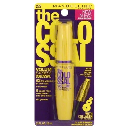 MAYBELLINE_Mascara The Colossal Washable Glam Brown 9x