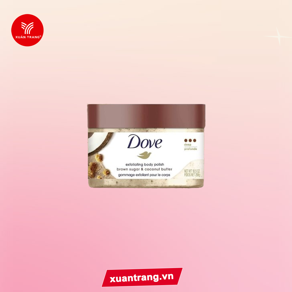 DOVE_Tẩy Tế Bào Chết Body Brown Sugar & Coconut Butter 298g