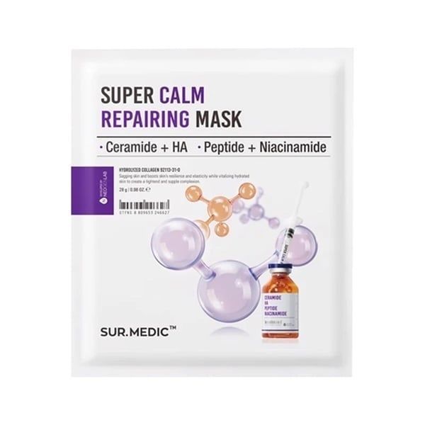 SUR.MEDIC+_Mặt Nạ Phục Hồi, Làm Dịu Da Cấp Tốc Super Calm Repairing 28g