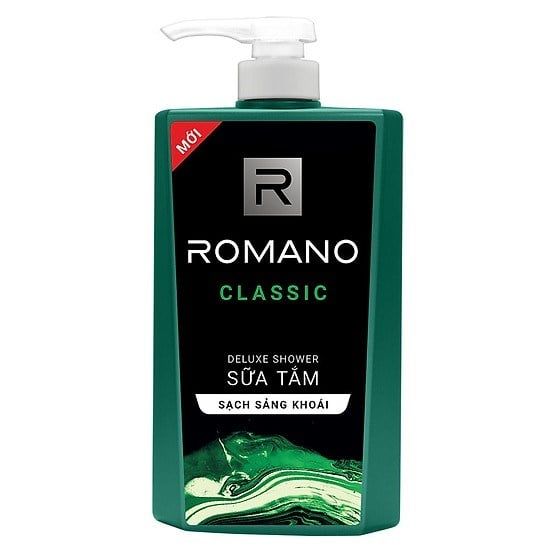 ROMANO_Sữa Tắm Cao Cấp Classic 650g (xanh)