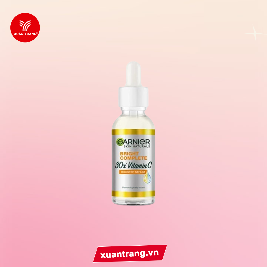 GARNIER_Tinh Chất Dưỡng Trắng Bright Complete 30x Vitamin C Booster 30ml