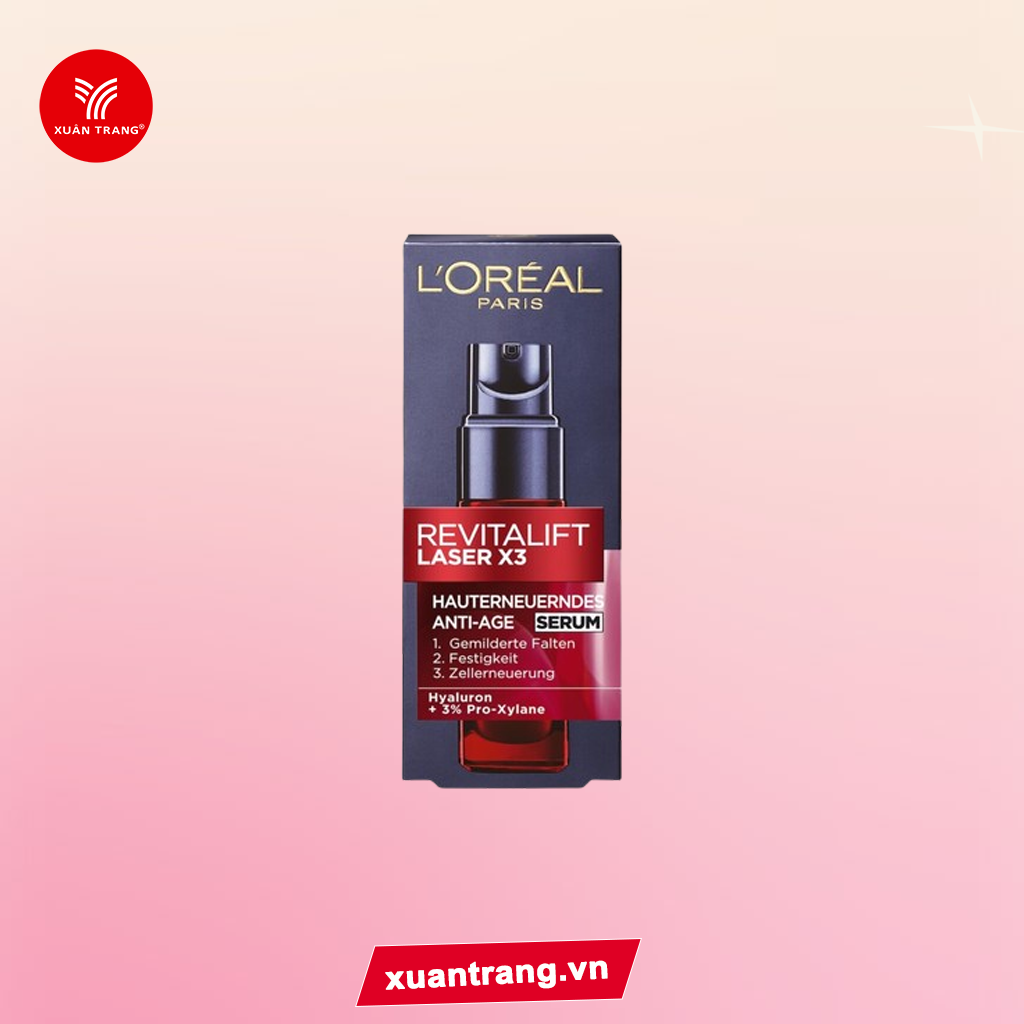 L'ORÉAL_Serum Dưỡng Da Chống Lão Hóa Revitalift Laser X3 30ml