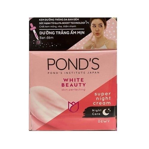 Pond's_Kem Dưỡng Trắng Hồng Rạng Rỡ Đêm 30g