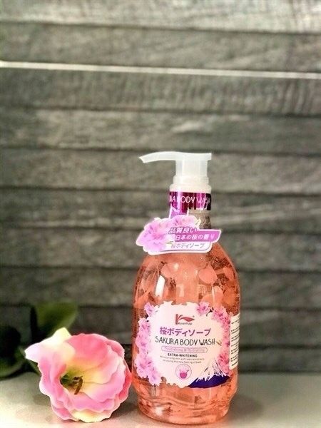 KEYANHZP_Sữa Tắm Trắng Da Hoa Anh Đào Làm Mềm Và Mịn Da 500ml