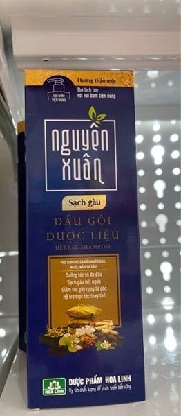 NGUYÊN XUÂN_Dầu Gội Dược Liệu Sạch Gàu Xanh Dương 250ml