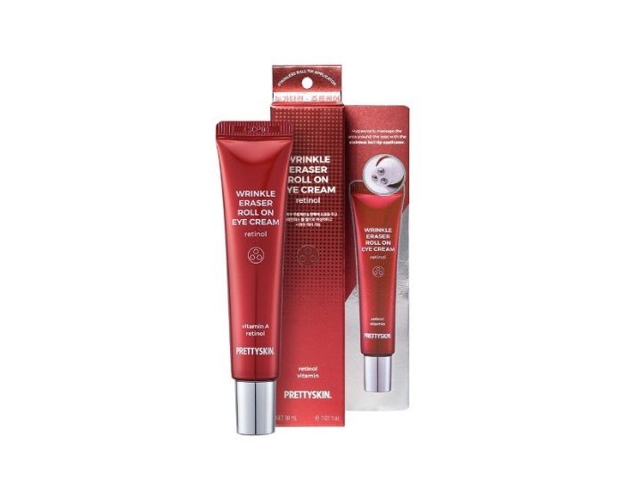 PRETTYSKIN_Kem Mắt Wrinkle Eraser Roll On Eye Cream Retinol 30ml