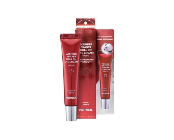 PRETTYSKIN_Kem Mắt Wrinkle Eraser Roll On Eye Cream Retinol 30ml
