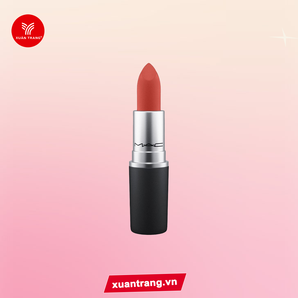 MAC_Son Thỏi Powder Kiss Lipstick (#316 Devoted To Chili) 3Gtt