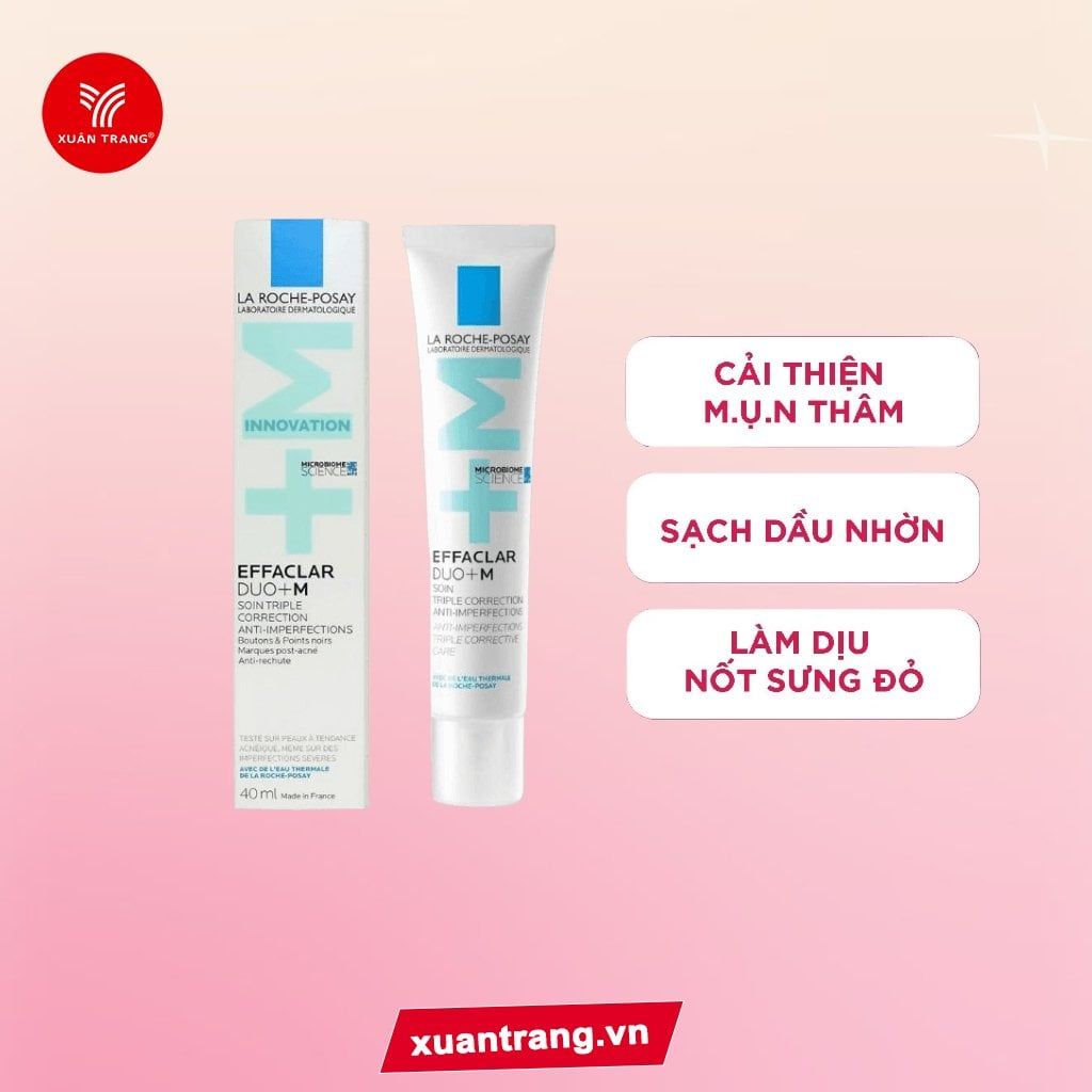 LA ROCHE POSAY_Kem Dưỡng Giảm Mụn Effaclar Duo+ M 40ml