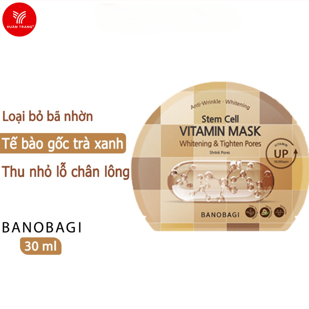 BANOBAGI_Mặt Nạ Stem Cell Vitamin Mask Whitening & Tighten Pores 30g