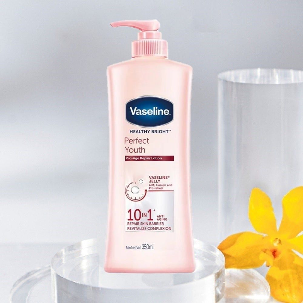 VASELINE_Dưỡng Thể Sáng Da Perfect Youth 10in1 350ml