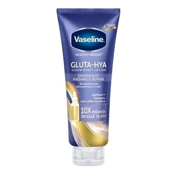 VASELINE_Sữa Dưỡng Thể Trắng Da Ban Đêm Healthy Bright Gluta-Hya Serum Burst Lotion 330ml