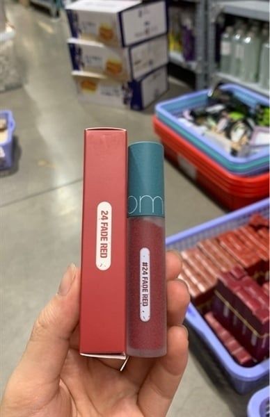 ROMAND_Son Kem Lì Zero Velvet Tint 24 Fade Red