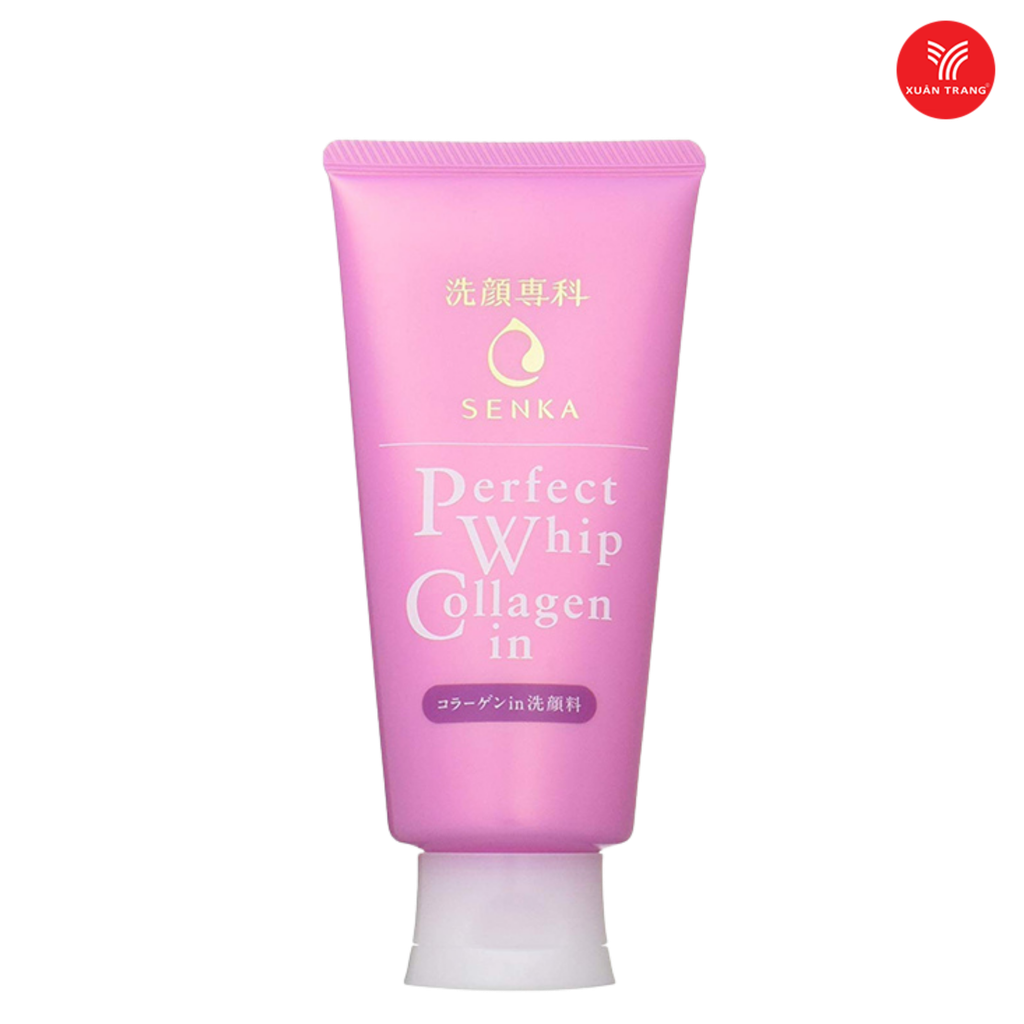 SENKA_Sữa Rửa Mặt Perfect Whip Collagen 120G (Hồng)