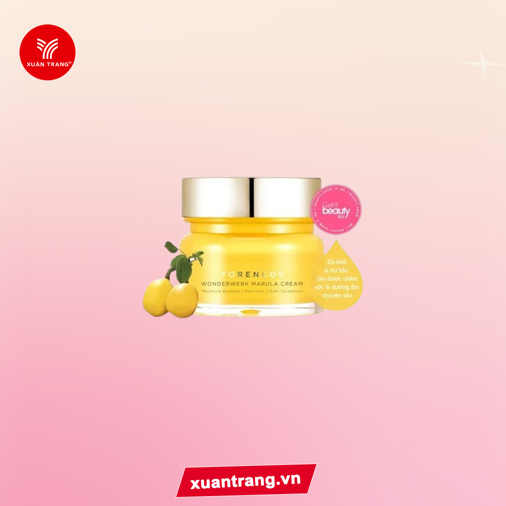 FORENCOS_Kem Dưỡng Ẩm, Trắng Da, Chống Lão Hóa Wonderwerk Marula Cream 50ml (vàng)