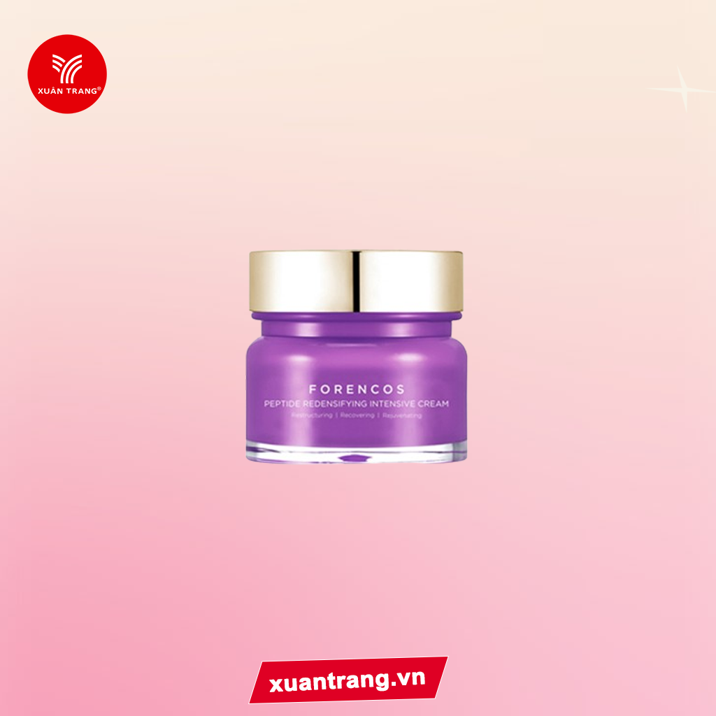 FORENCOS_Kem Dưỡng Trắng Da Ban Đêm Peptide Redensifying Intensive Cream 50ml (tím)