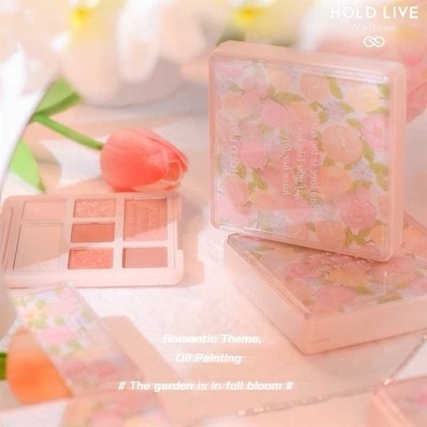 HOLD LIVE_Bảng phấn mắt 7 ô Live Paris Garden 703 13.7G