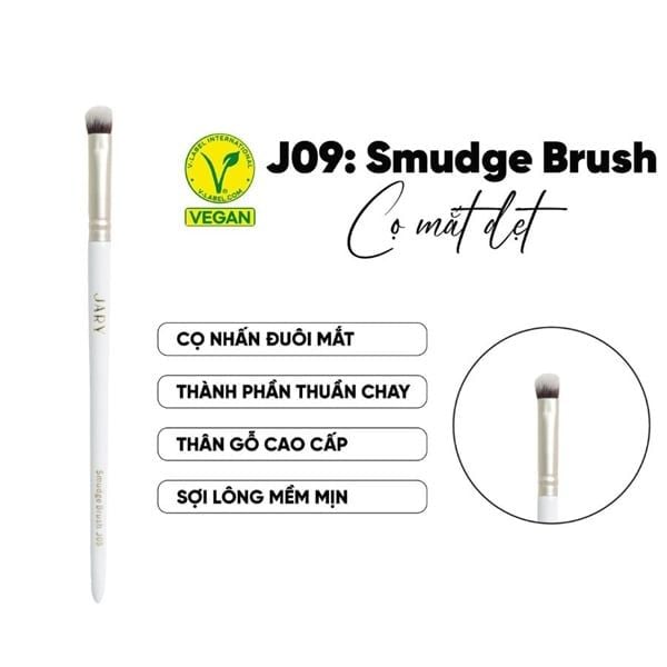 JARY_Cọ Phủ Phấn Mắt Dẹt J09