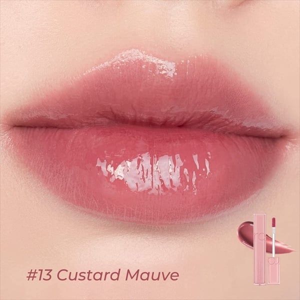ROMAND_Son Bóng Dewyful Water Tint #13 Custard Mauve 5.5g