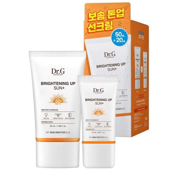 DR.G_Set Kem Chống Nắng Dưỡng Sáng Da Brightening Up Sun+ 50ml + 20ml