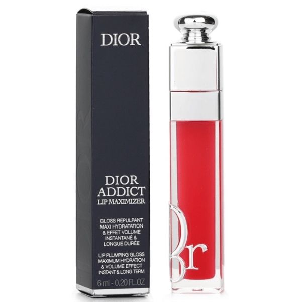 DIOR(*)_Son Dưỡng Addict Lip Maximizer 015 Cherry 6ml (Hộp Xanh)