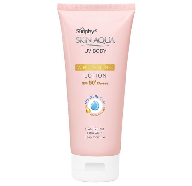 SUNPLAY_Lotion Chống Nắng Dưỡng Thể Trắng Mịn Skin Aqua UV Body SPF50+PA++++ 150G