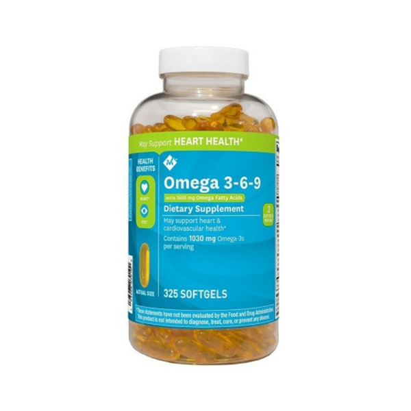 MEMBER'S MARK_Viên Uống Dầu Cá Omega 3-6-9 325 Viên