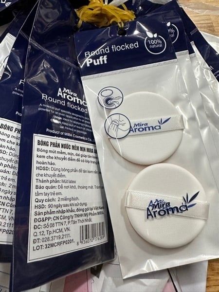 MIRA AROMA_Bông Phấn Nước Mềm Mịn C552