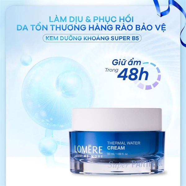 LOMERE_Kem Dưỡng Khoáng Super B5 Phục Hồi Dưỡng Ẩm Thermal Water 50ml