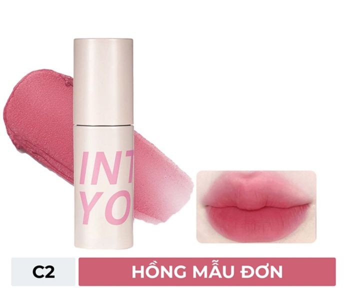 INTO YOU_Son Kem Bùn Lì Mịn Nhẹ Customized Airy Lip Mud #C2 1.8G