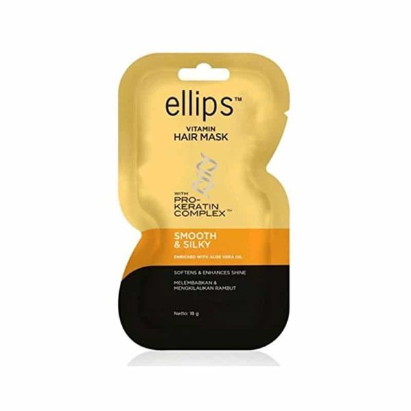 ELLIPS_Kem Ủ Tóc Mềm Mượt Óng Ả Smooth & Silky 18g (Gói)