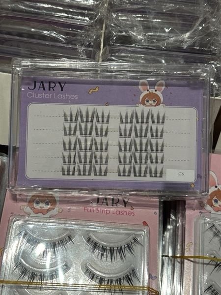 JARY_Lông Mi Giả Mi Cụm Tự Nhiên C6 Vuốt Mèo