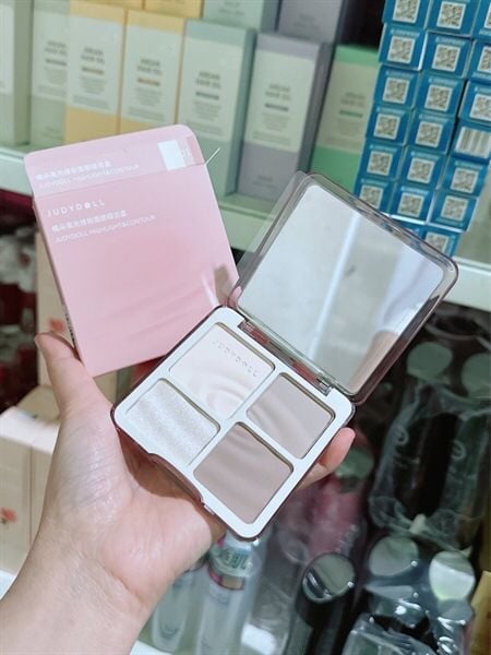 JUDYDOLL_Phấn Bắt Sáng Và Tạo Khối Highlight & Contour #01