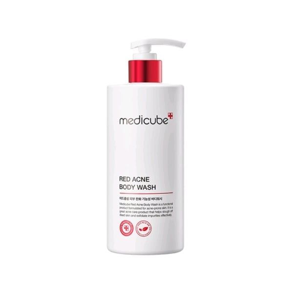 MEDICUBE_Sữa Tắm Giảm Mụn Cơ Thể Red Acne Body Wash 400ml