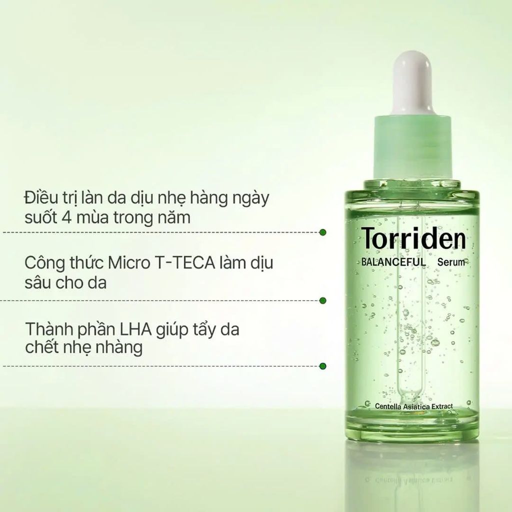 TORRIDEN_Serum Làm Dịu, Giảm Mẩn Đỏ Cho Da Mụn Balanceful Cica 50ml