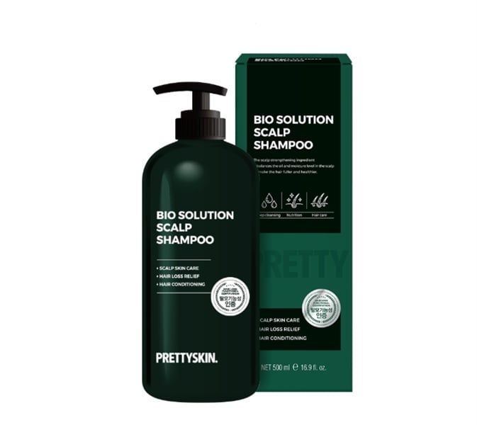 PRETTYSKIN_Dầu Gội Giảm Rụng Tóc & Hỗ Trợ Mọc Tóc Bio Solution Scalp 500ml