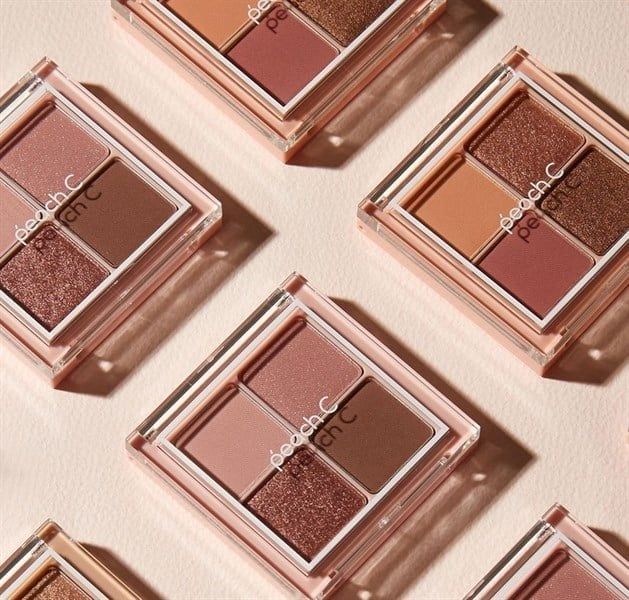 PEACH C_Bảng Màu Mắt 4 Ô Falling In Eyeshadow #02 Falling In Peach