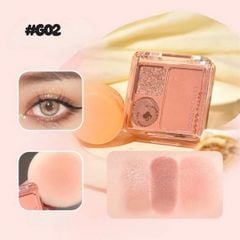 GOGO TALES_Bảng Phấn Mắt Và Má Hồng 3 Ô Small Pocket G02 4g