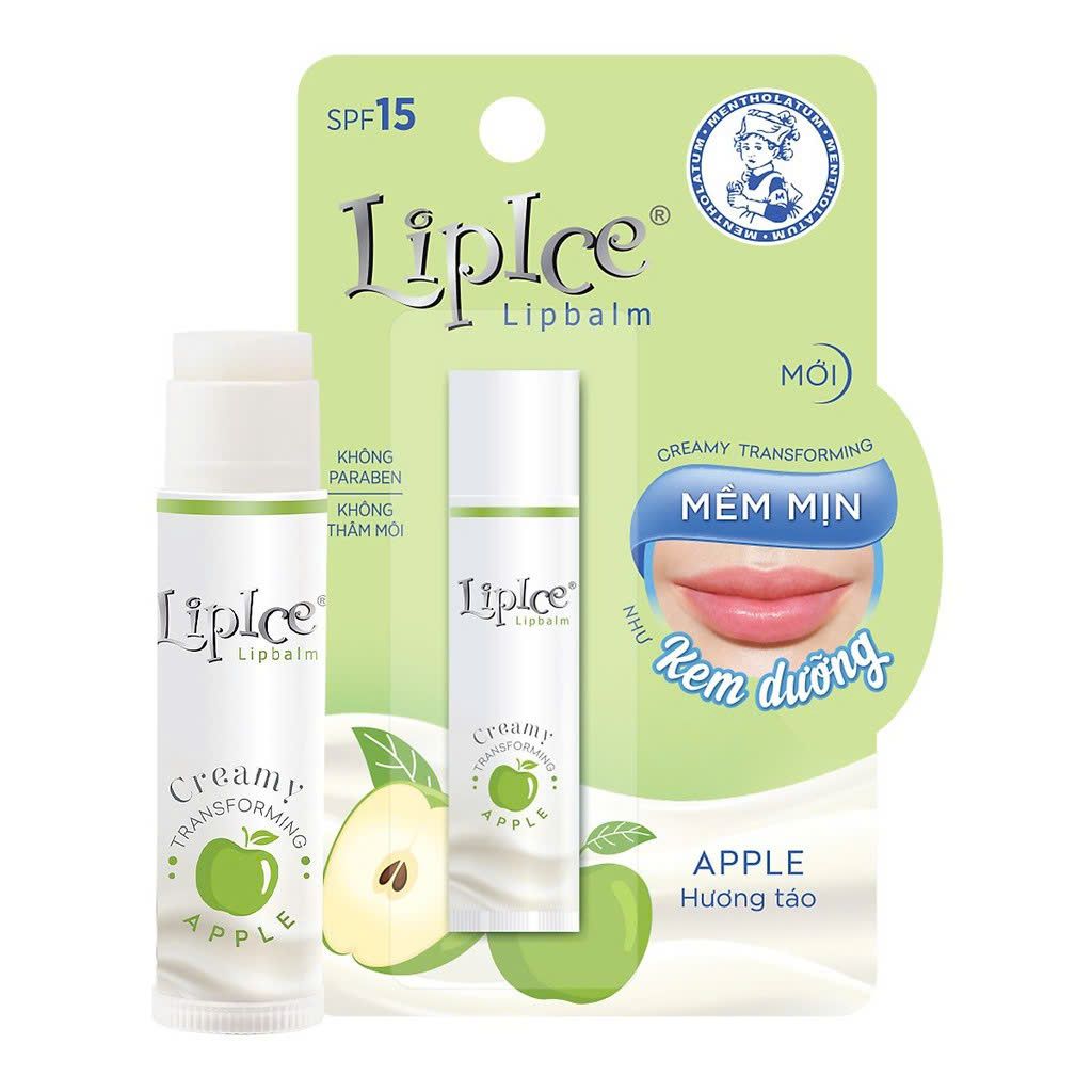 LipIce_Son Dưỡng Lipbalm (Táo) SPF15 4.3g