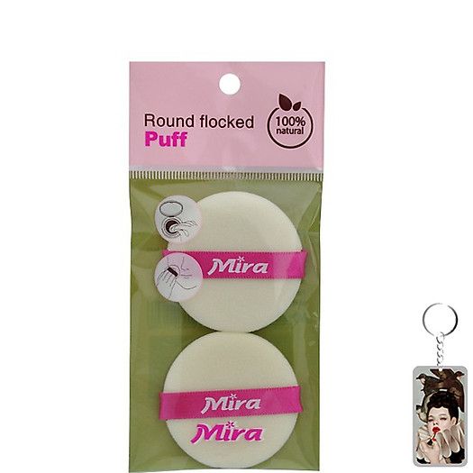 MIRA_Cặp đôi bông phấn cotton (tròn khô) 5.5cm
