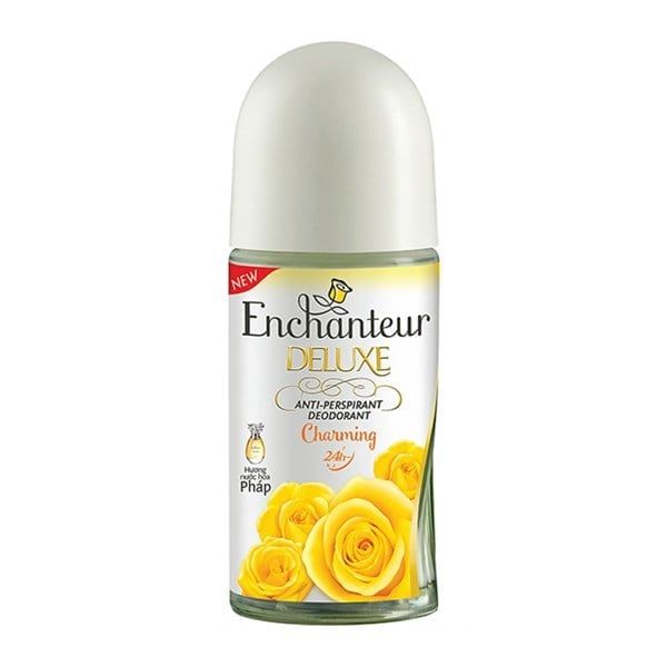 ENCHANTEUR_Lăn Khử Mùi Hương Nước Hoa Charming 50ml (Vàng)
