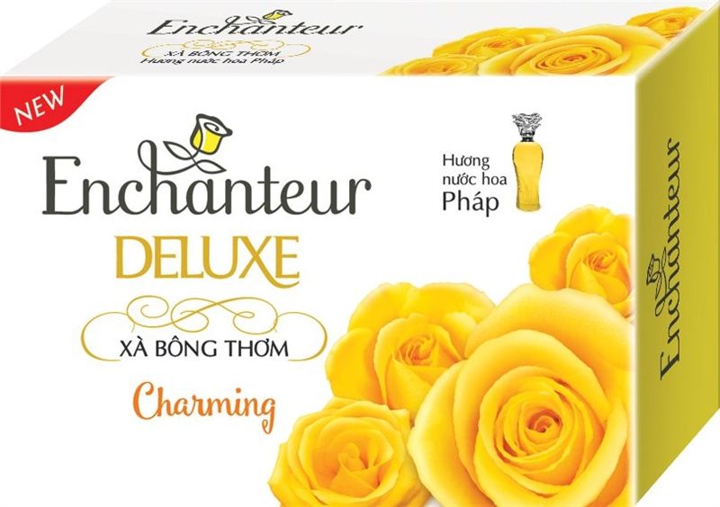 ENCHANTEUR_Xà Bông Thơm Deluxe Charming 90g (Vàng)