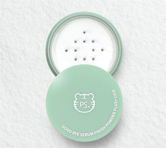 PRETTYSKIN_Phấn Phủ Dạng Bột Good Bye Sebum Finish Powder Plus+ Cica 5g (Hộp Xanh)