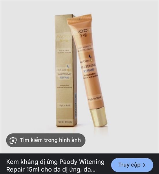 PAODY_Kem phục hồi da nhạy cảm, tăng sức đề kháng da, giảm kích ứng da