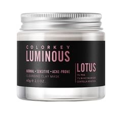 COLORKEY_Mặt Nạ Đất Sét Làm Sạch Da Luminous Lotus Cleansing Clay Mask 60G