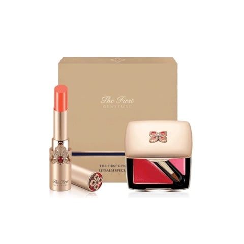 OHUI_Set Son Dưỡng The First Geniture Lipbalm #Coral
