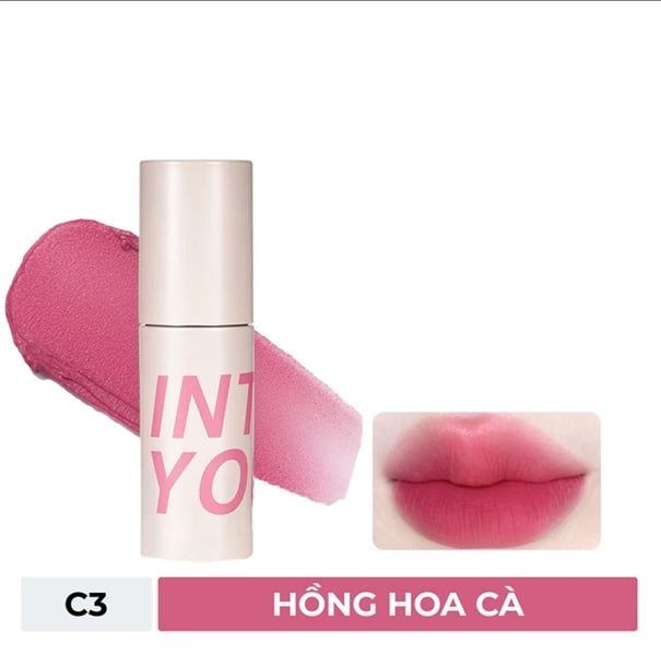 INTO YOU_Son Kem Bùn Lì Mịn Nhẹ Customized Airy Lip Mud #C3 1.8G