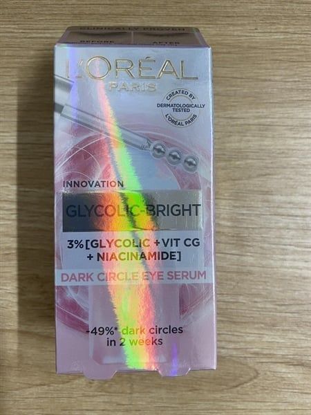 L'ORÉAL_Serum Dưỡng Sáng Và Mờ Thâm Vùng Mắt Glycolic - Bright Dark Circle Eye 20ml